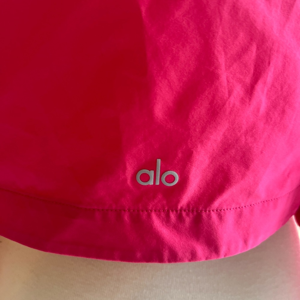 Alo Playmaker Women's Pink Summer Crush  Hooded Jacket - Picture 10 of 12